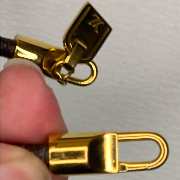 Louis Vuitton LV Monogram Brasserie Rack It Gold Tone Bracelet - Picture 3 of 6